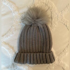 Gray Knit Beanie